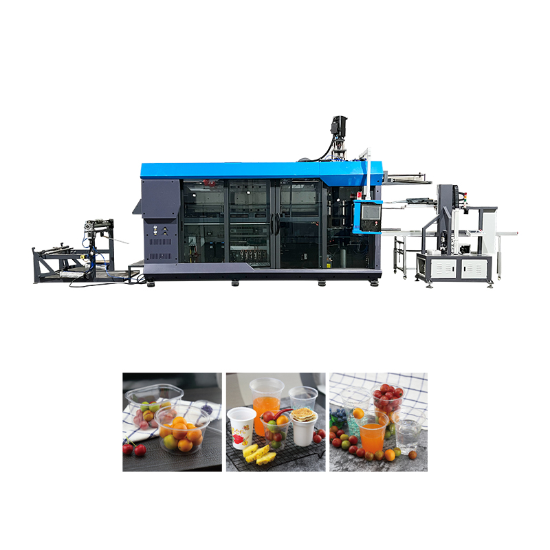 Máquina de termoformado para accionamiento de motor de servomotor completo